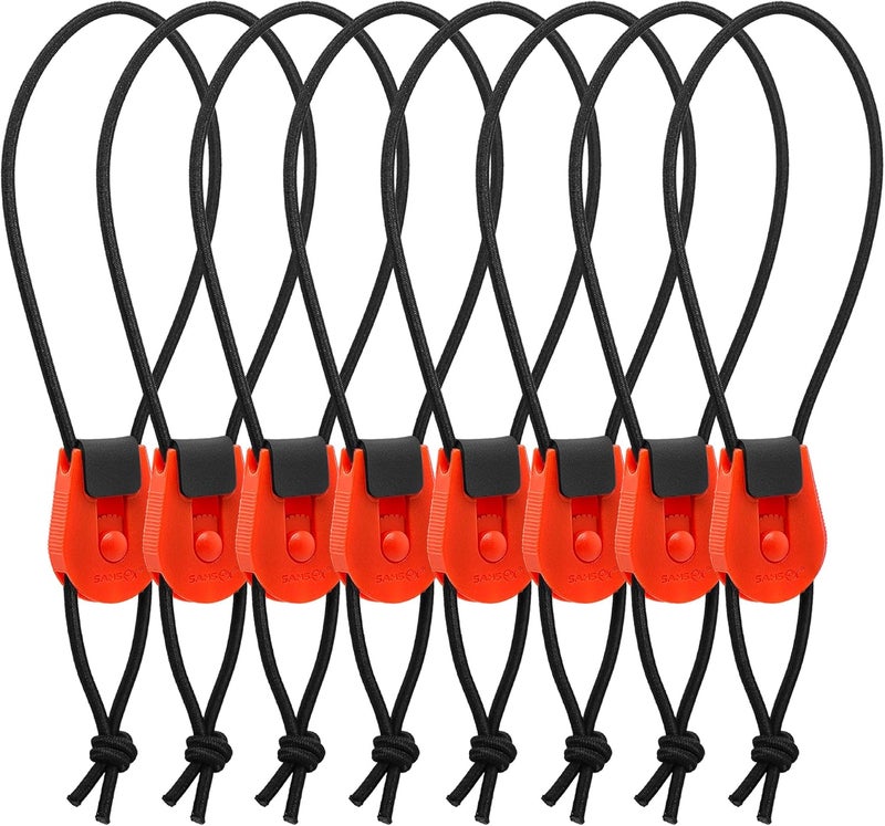 SAMSFX Fishing Rods Belt Stretchy Wrap Pole Straps Elastic Cable Ties for Casting, Spinning & Fly Rods - Image 1